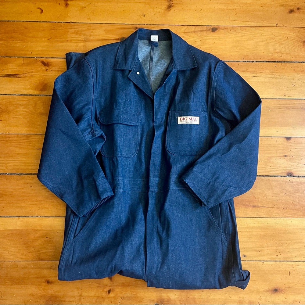 Vintage J.C. Penney Big Mac Denim Coveralls size 42